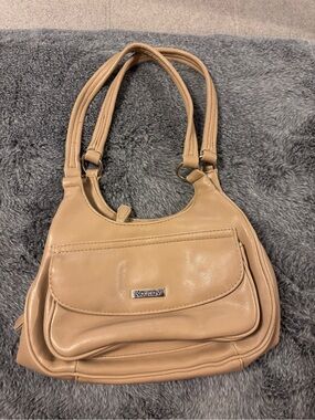 Koltov Beige Shoulder Bag Y2K Inspired Minimalist Everyday Purse